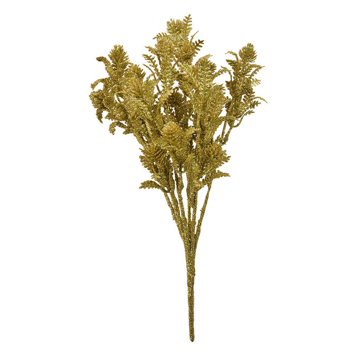 Clayre & Eef Kunstbloem 35 cm Goudkleurig Kunststof