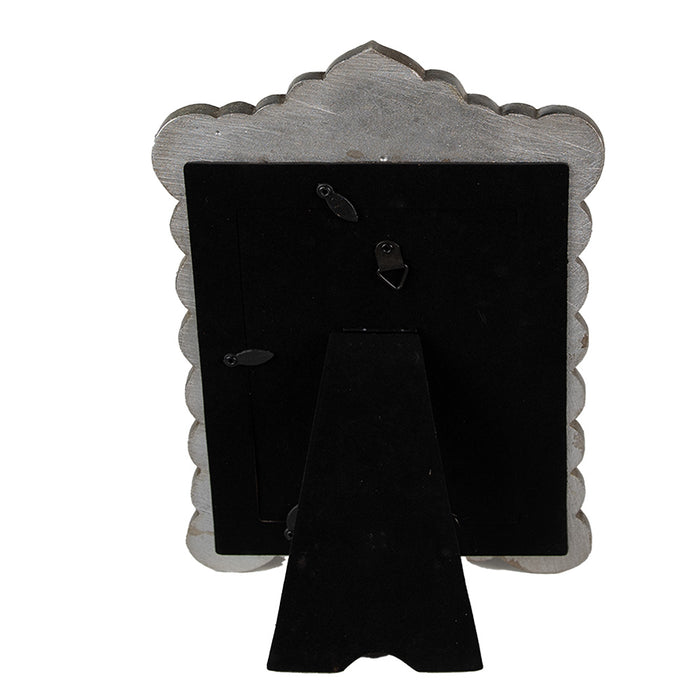 Clayre & Eef Fotolijst 10x15 cm Zilverkleurig Polyresin