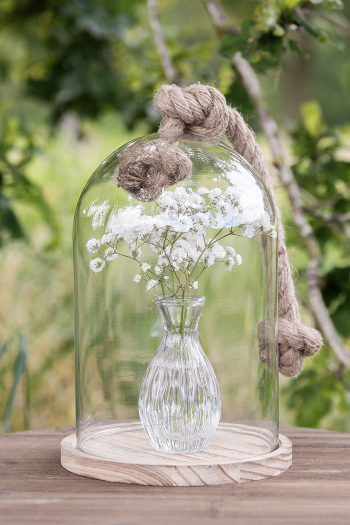 Clayre & Eef Vaas Ø 6x11 cm Glas