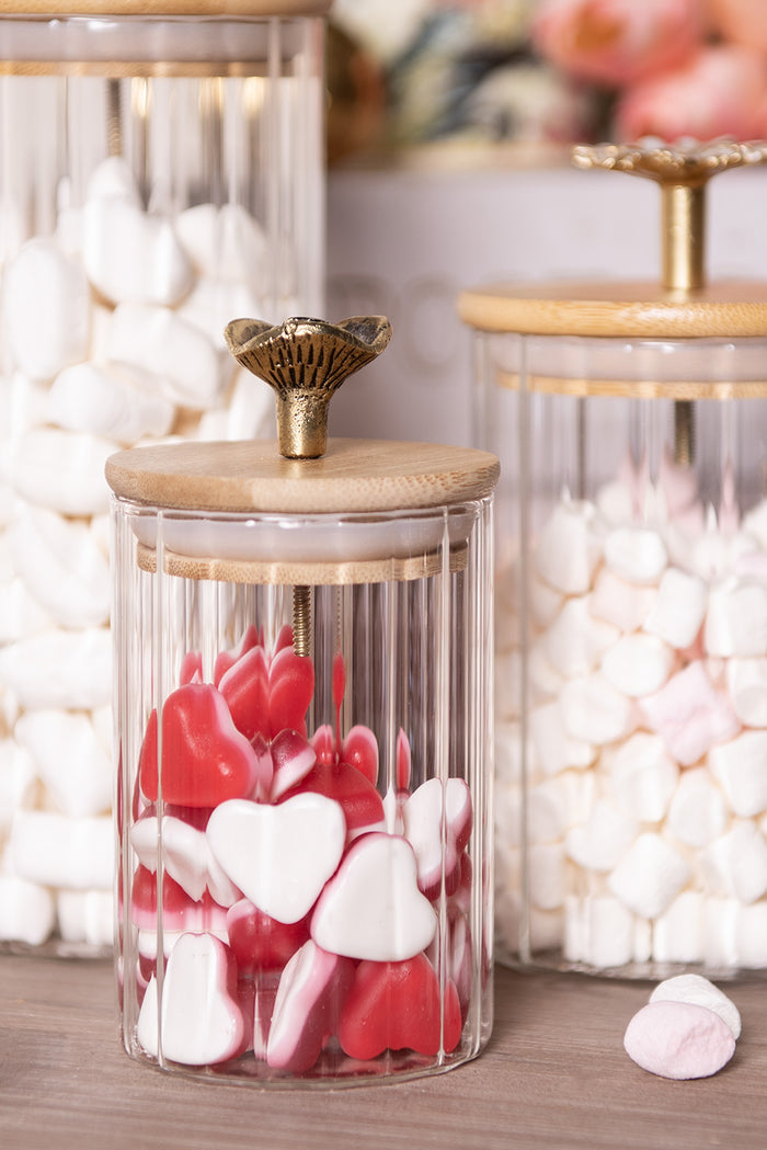 Clayre & Eef Deurknop Bloem Ø 3x3 cm Goudkleurig Metaal