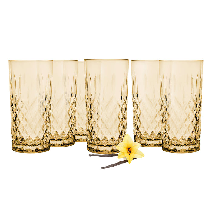 Clayre & Eef Waterglas 280 ml Bruin Glas