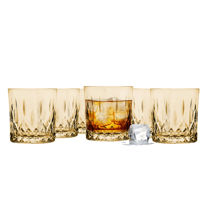 Clayre & Eef Waterglas 280 ml Bruin Glas