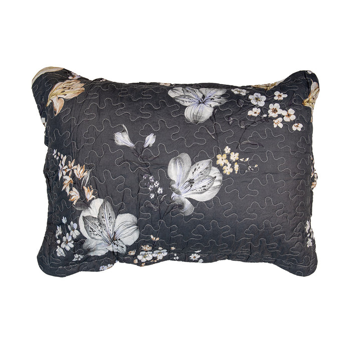 Clayre & Eef Bedsprei 180x250 cm Grijs Beige Polyester Sprei