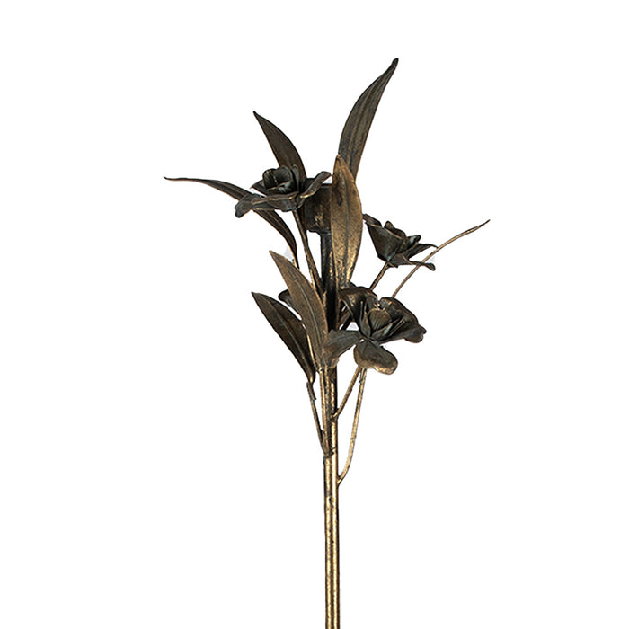 Clayre & Eef Kandelaar 61 cm Goudkleurig Ijzer Lantaarn