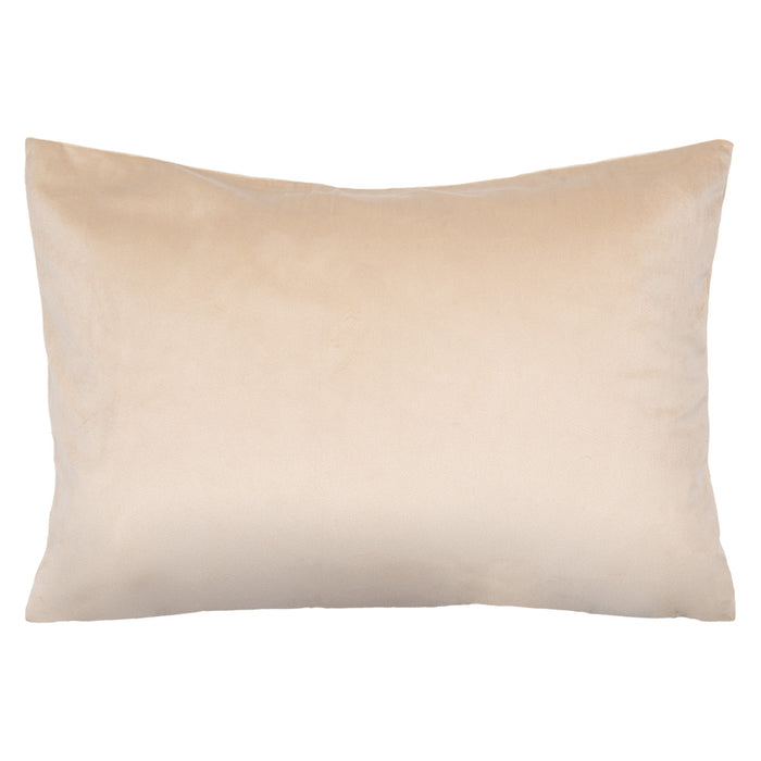 Clayre & Eef Kussenhoes 35x50 cm Beige Polyester