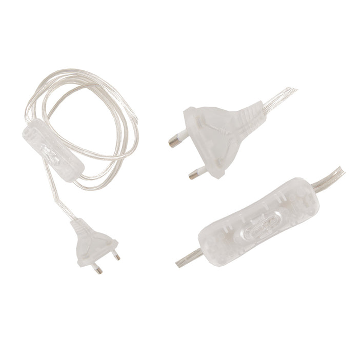 Clayre & Eef Tafellamp Ø 26x55 cm Wit IJzer