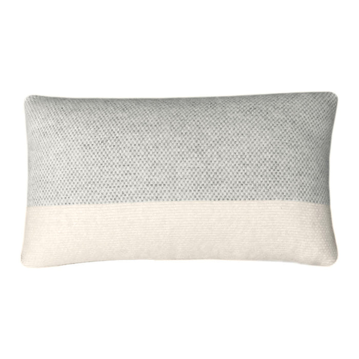 Malagoon Easy Nature Wool Sierkussen 60 x 35 cm - Grijs