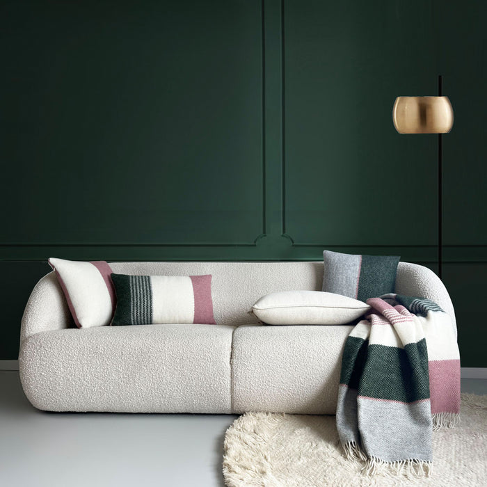 Malagoon Festivity Wool Plaid - Dawn Pink