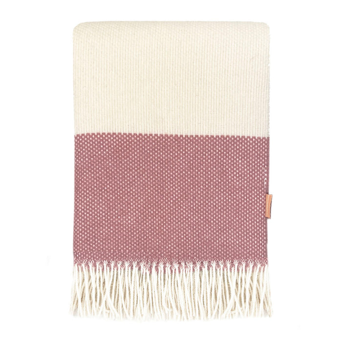 Malagoon Festivity Wool Plaid - Dawn Pink