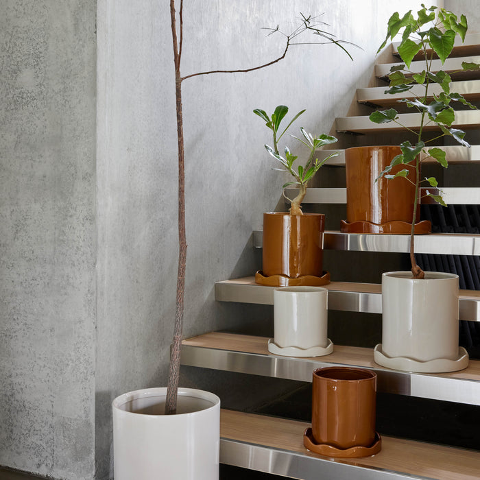 OYOY Living Nami Bloempot Ø 21 cm - Amber