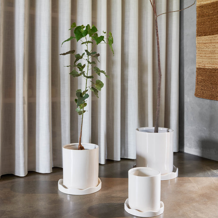 OYOY Living Nami Bloempot Ø 34 cm - Wit