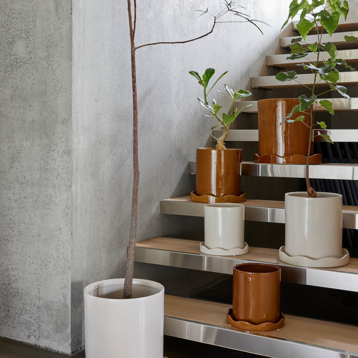 OYOY Living Nami Bloempot Ø 34 cm - Amber