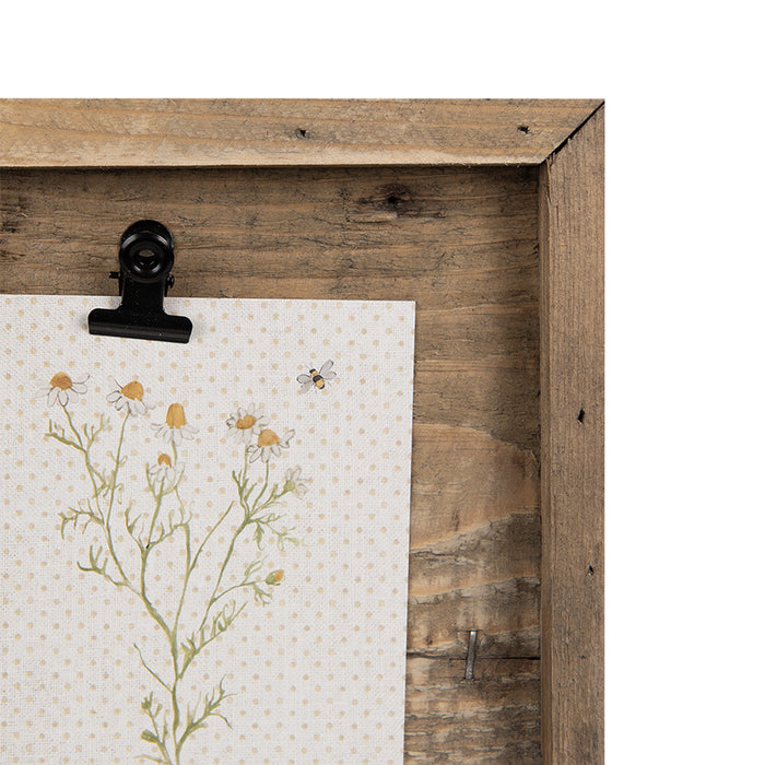 Clayre & Eef Fotolijst 30x3x21 cm Bruin Hout Fotohouder