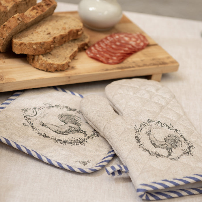 Clayre & Eef Servetten Katoen Set van 6 40x40 cm Beige Katoen Haan