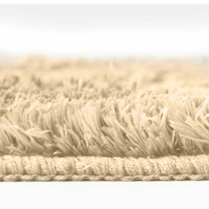 Spirella badkamer vloerkleed|tapijt - hoogpolig - beige - 40 x 60 cm
