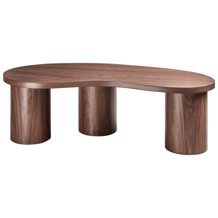 Beliani - EASTON - Salontafel - Donkerbruin - MDF