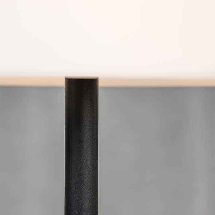 Nest outdoor Lien Tuin Vloerlamp Wit Met Zwarte Voet