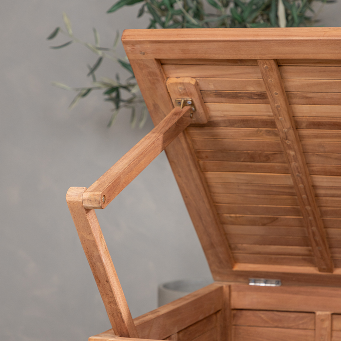 Nest outdoor Dave Houten Tuinkussen Opbergkist Naturel - 130 x 46 cm