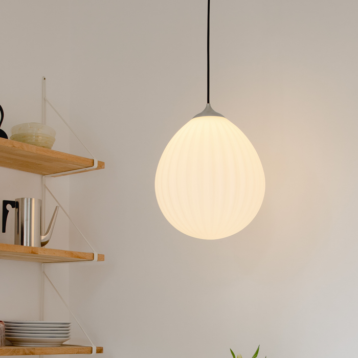 Umage Around the world lampenkap large - brushed steel