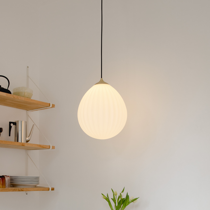 Umage Around the world lampenkap large - Brushed brass