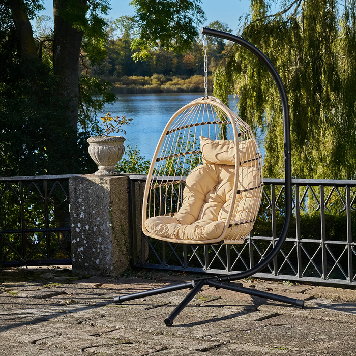 Artichok Billie Rotan Hangstoel Naturel - 195 x 107 cm