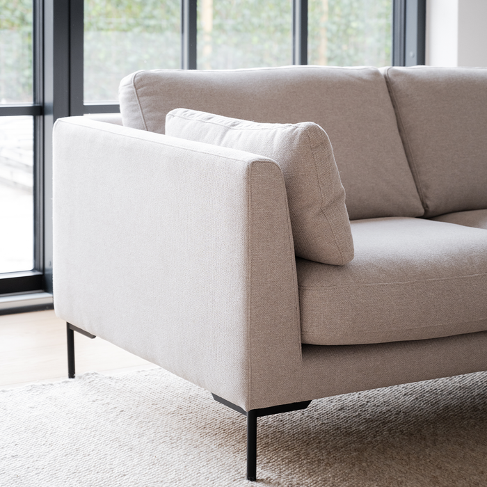 Rowico Home Corwin Hoekbank Beige - Rechts - 266 cm