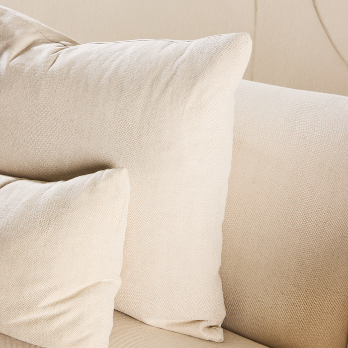 Nest living Rikki Gestoffeerde 3-Zits bank Beige - 237 cm