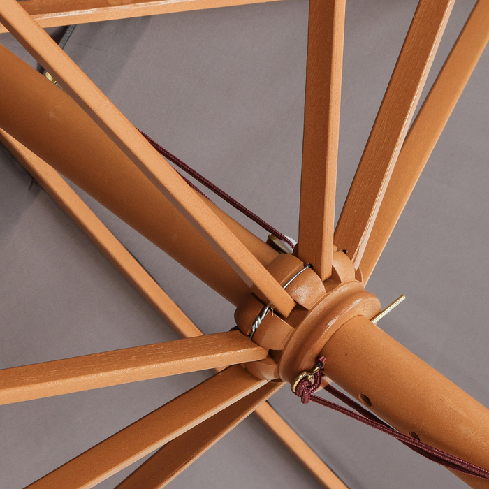 Nest outdoor Yvan Parasol Grijs - Ø 300 cm