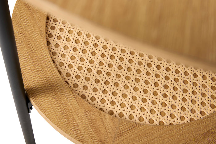 Giga Living - Nachtkastje Pensacola Naturel Ø50cm