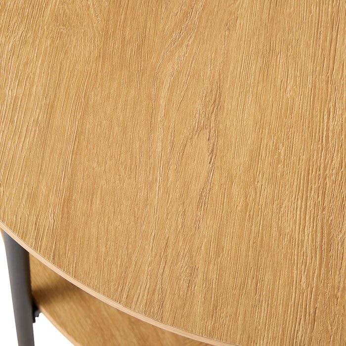 Giga Living - Nachtkastje Pensacola Naturel Ø50cm