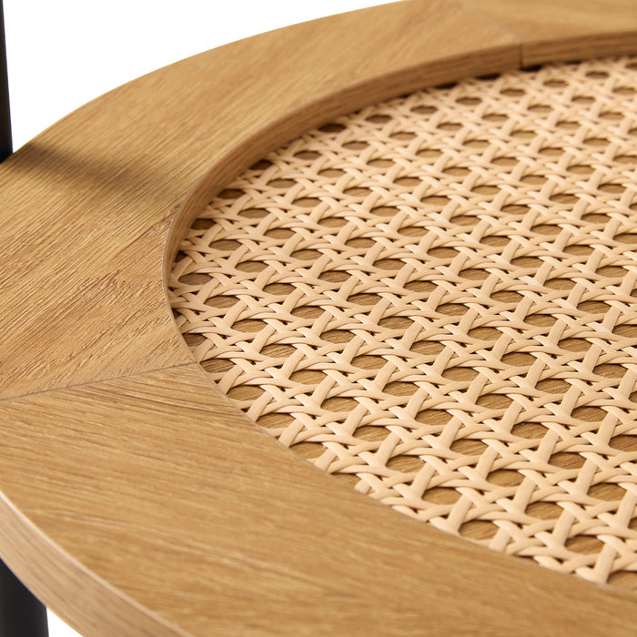 Giga Living - Nachtkastje Pensacola Naturel Ø50cm