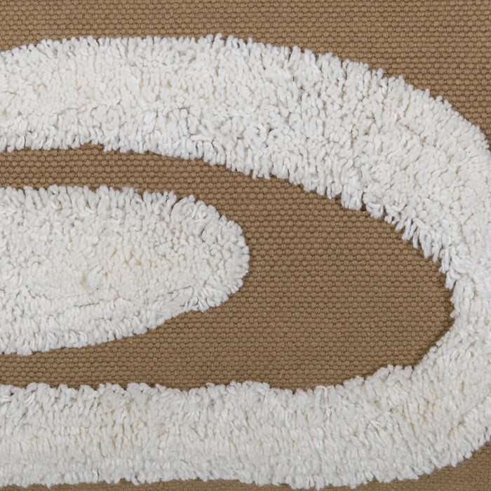 by fonQ Wave Sierkussen 40 x 60 cm - Bruin