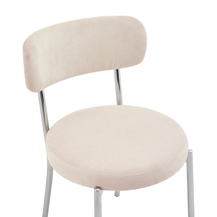 by fonQ Bent Eetkamerstoel - Beige