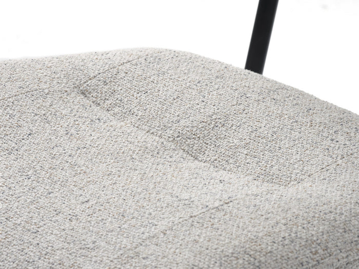 Hygge Interiors Buffalo Gebroken Wit Bouclé Eetkamerstoel set van 2