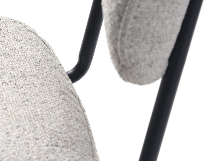 Hygge Interiors Buffalo Gebroken Wit Bouclé Eetkamerstoel set van 2