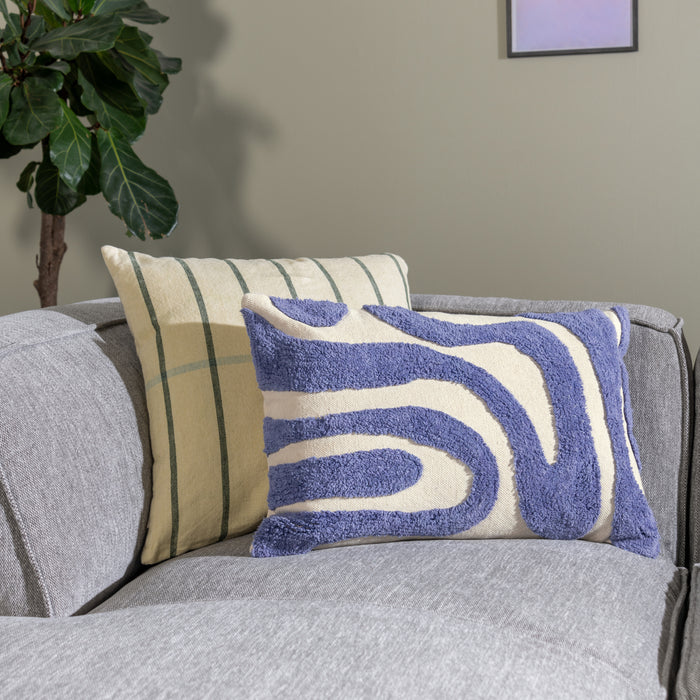 by fonQ Wave Sierkussen 40 x 60 cm - Blauw