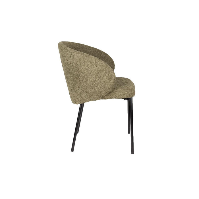 Puur Eliot eetkamerstoel - mosgroen