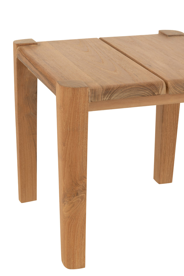 J-Line Bijzettafel Bruce Teak Naturel