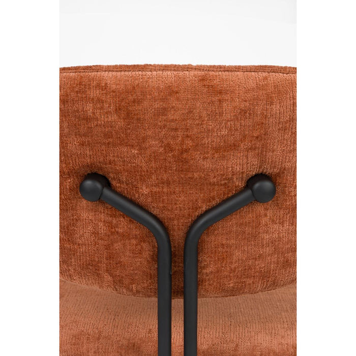 Puur Rahim armstoel - terracotta