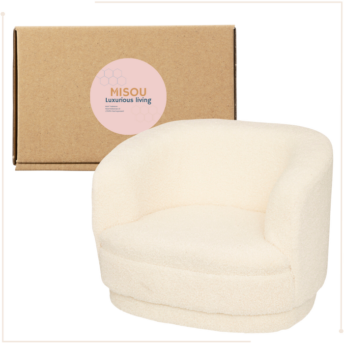 MISOU Teddy Stoel Kind Fluffy Stoel Teddy Kinderstoel Fauteuil Tedd...