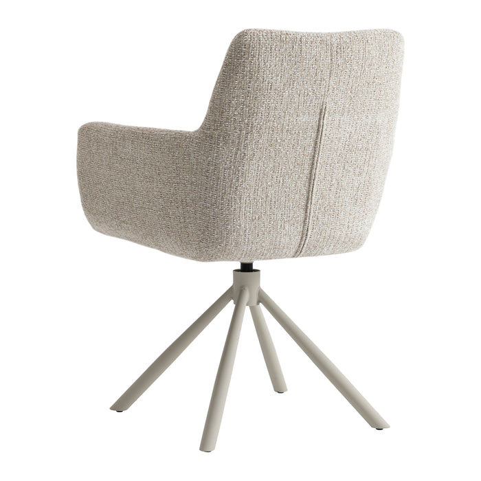 by fonQ Weld Eetkamerstoel - Beige