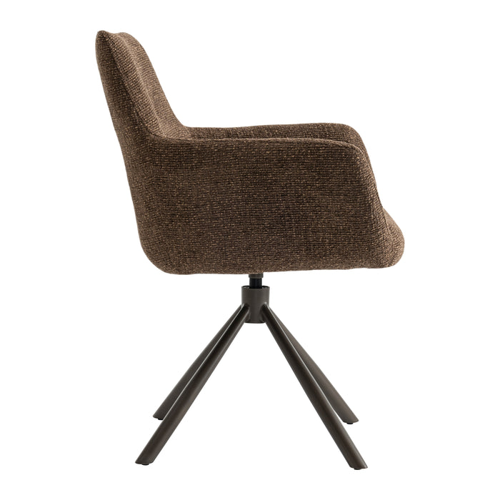 by fonQ Weld Eetkamerstoel - Bruin
