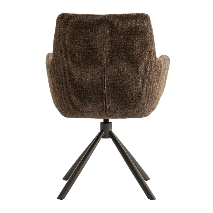 by fonQ Weld Eetkamerstoel - Bruin