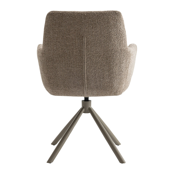 by fonQ Weld Eetkamerstoel - Taupe