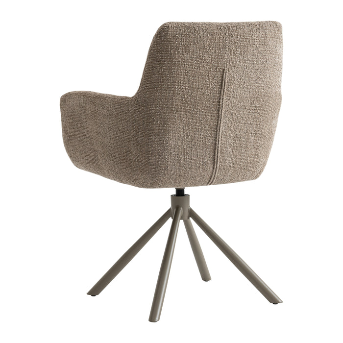 by fonQ Weld Eetkamerstoel - Taupe