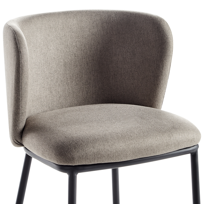 Beliani - MINA - Barkruk set van 2 - Taupe - Polyester