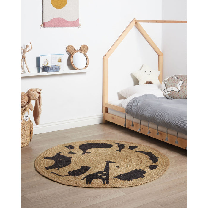 Beliani - EARTH - Vloerkleed - Beige - 120 cm - Jute
