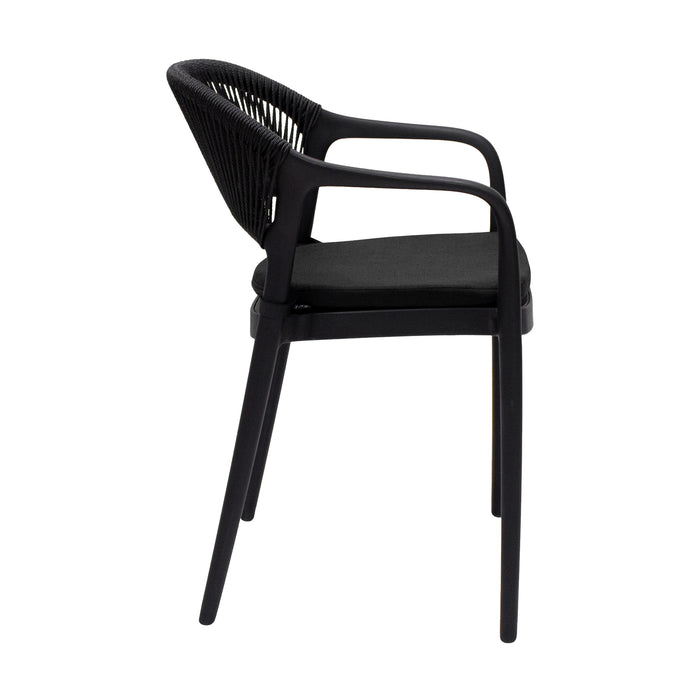 Kick tuinstoel Coco - Zwart