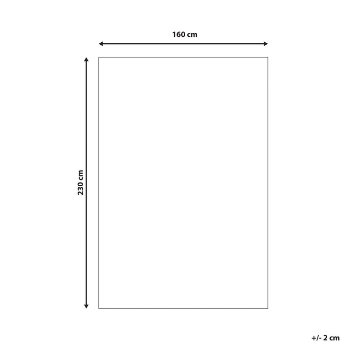 Beliani - ALPKOY - Vloerkleed - Bruin - 160 x 230 cm - Koeienhuid leer