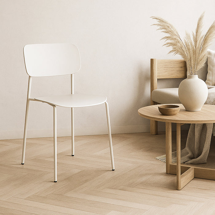 Kick eetkamerstoel Lio - Ivoor